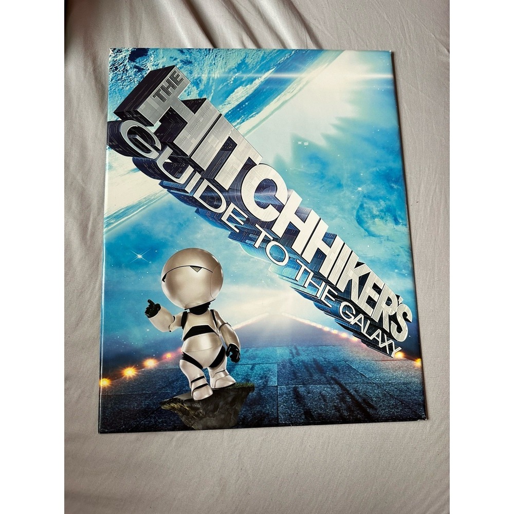 Hitchhikers Guide To The Galaxy Disney‎ Lithograph Print 14X11" W/ ENVELOPE